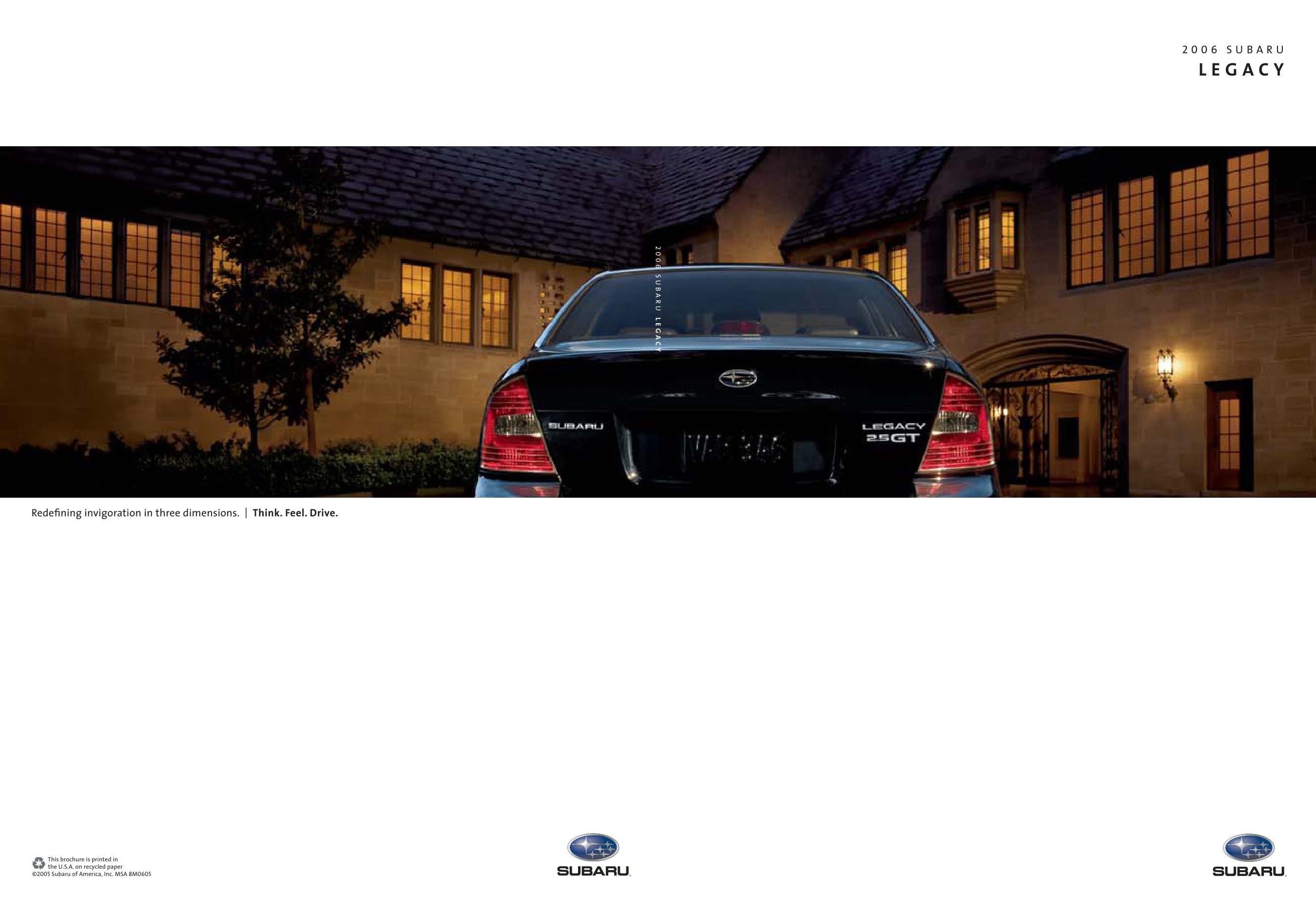 2006 Subaru Legacy Brochure Page 14